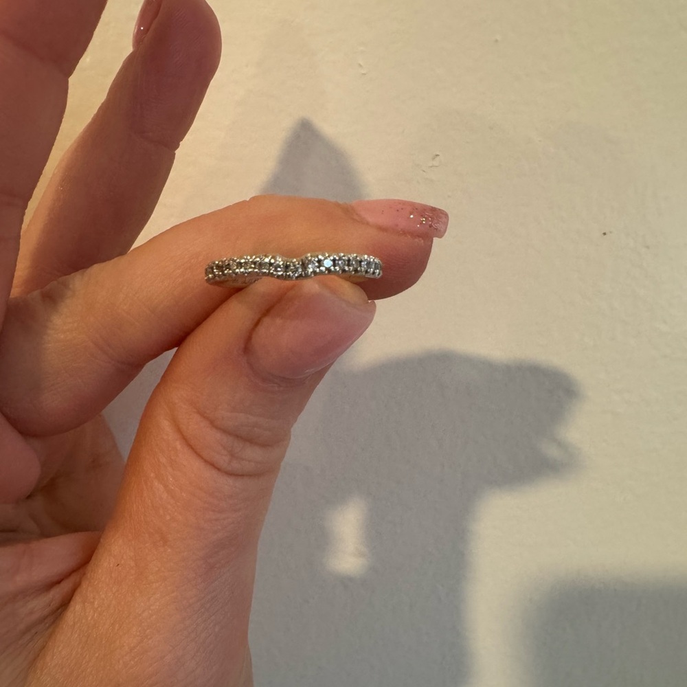 Kay jewelers Silver Diamond Ring - Picture 6 of 7